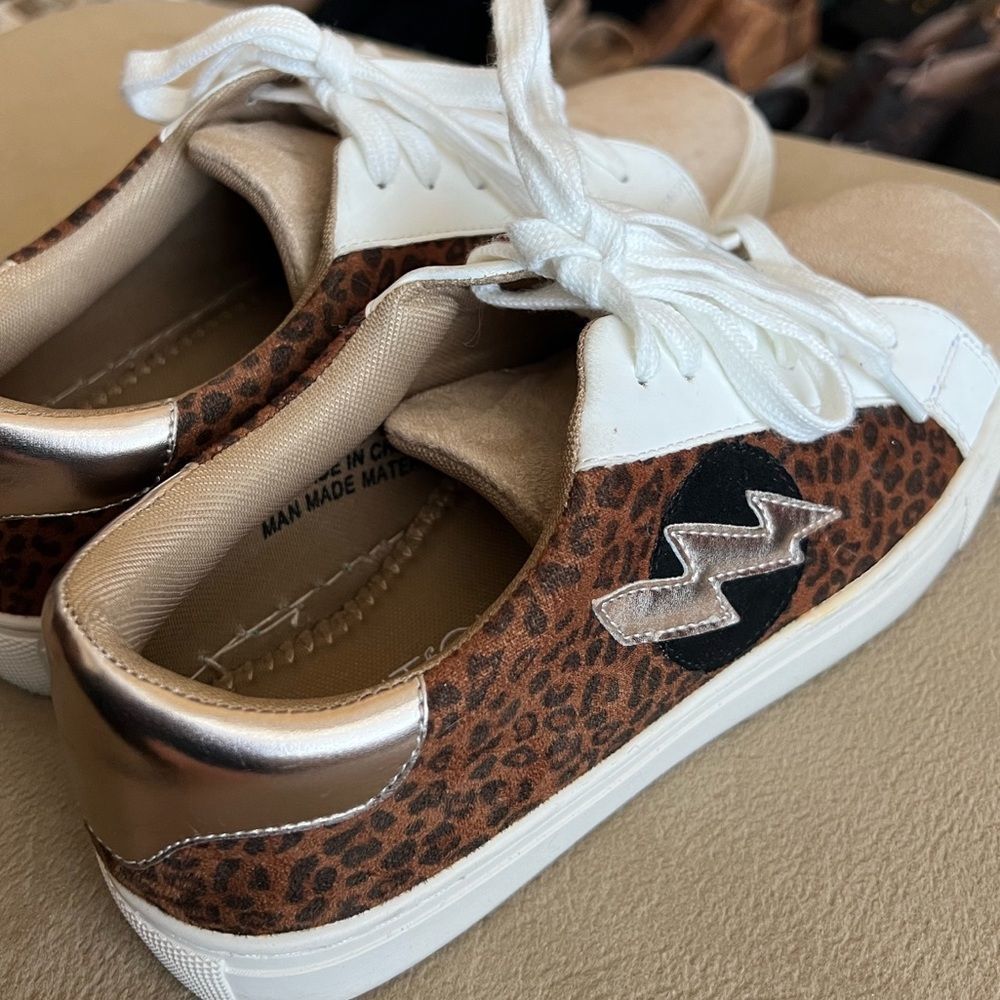 Boutique by Corky’s Leopard Lightening Sneakers